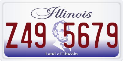 IL license plate Z495679