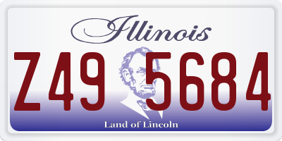 IL license plate Z495684