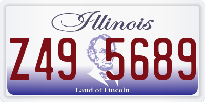 IL license plate Z495689