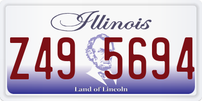 IL license plate Z495694