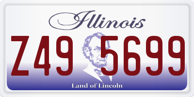 IL license plate Z495699