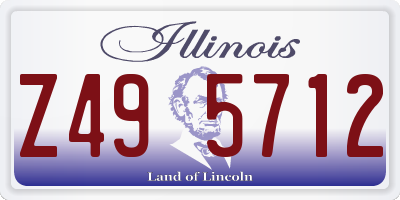 IL license plate Z495712