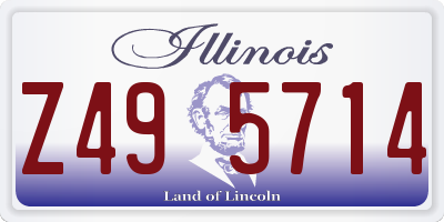 IL license plate Z495714