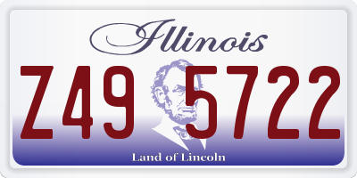 IL license plate Z495722