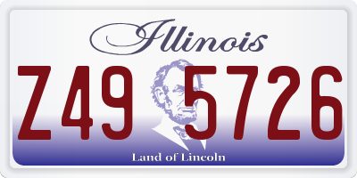 IL license plate Z495726