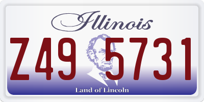 IL license plate Z495731