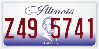 IL license plate Z495741