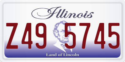 IL license plate Z495745