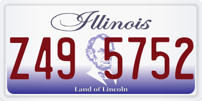 IL license plate Z495752