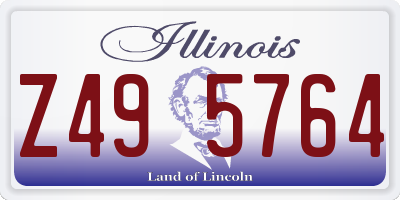 IL license plate Z495764