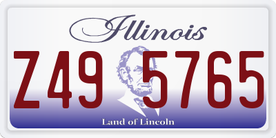 IL license plate Z495765