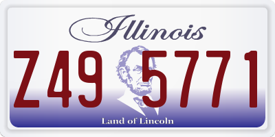 IL license plate Z495771