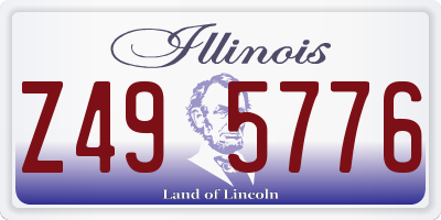IL license plate Z495776