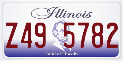 IL license plate Z495782