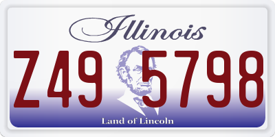 IL license plate Z495798