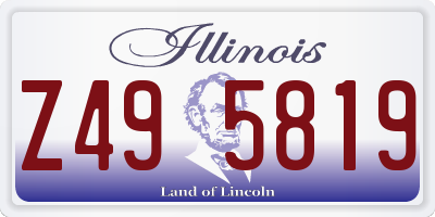 IL license plate Z495819