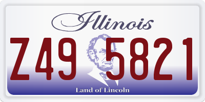 IL license plate Z495821