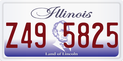 IL license plate Z495825