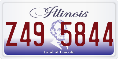 IL license plate Z495844