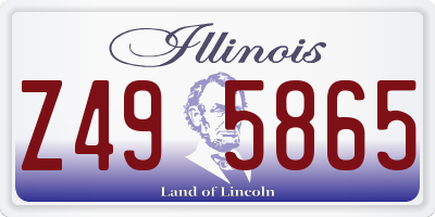 IL license plate Z495865