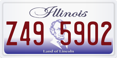 IL license plate Z495902