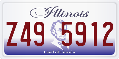IL license plate Z495912
