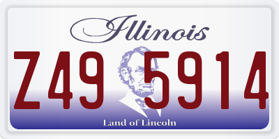 IL license plate Z495914