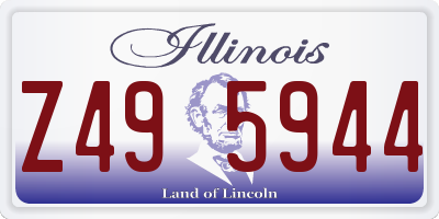 IL license plate Z495944