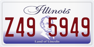 IL license plate Z495949