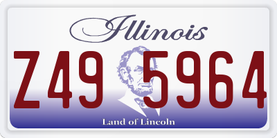 IL license plate Z495964