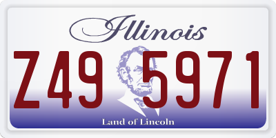 IL license plate Z495971