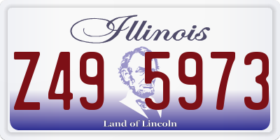 IL license plate Z495973