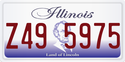 IL license plate Z495975