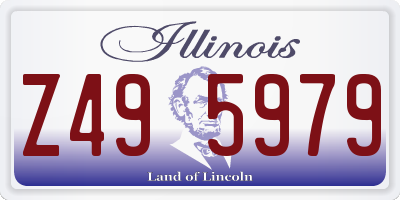 IL license plate Z495979