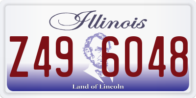 IL license plate Z496048