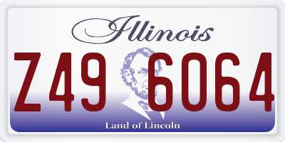 IL license plate Z496064
