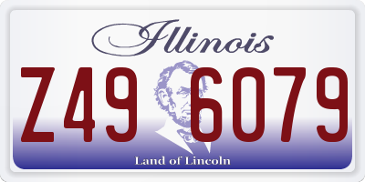 IL license plate Z496079