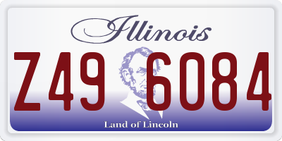 IL license plate Z496084