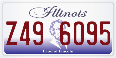 IL license plate Z496095