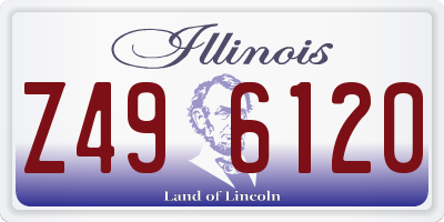 IL license plate Z496120