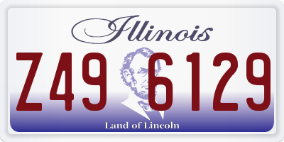 IL license plate Z496129