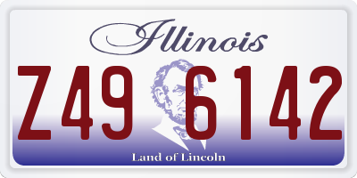 IL license plate Z496142