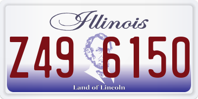 IL license plate Z496150