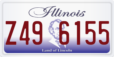 IL license plate Z496155