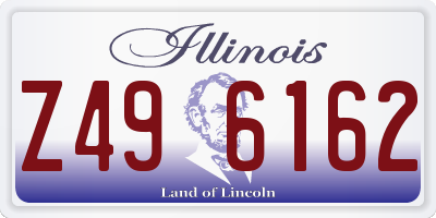IL license plate Z496162
