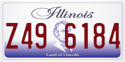 IL license plate Z496184
