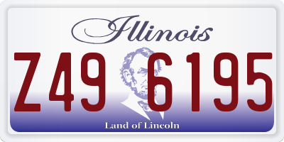 IL license plate Z496195