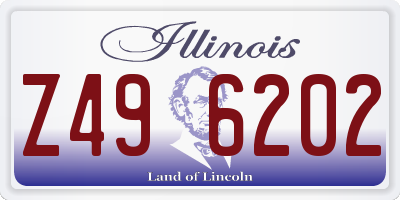 IL license plate Z496202