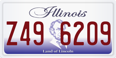 IL license plate Z496209