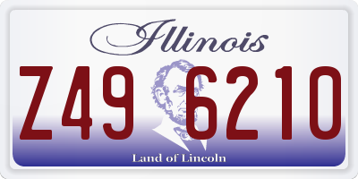 IL license plate Z496210